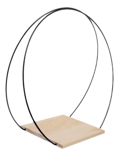 2025 Centro De Mesa Con Aro Floral, Guirnalda De Madera Con