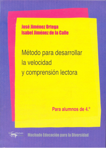 Metodo Para Desarrollr La Velocidad Y Comprension Lectora - 