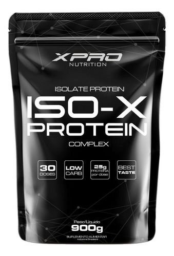 Whey Protein Iso-x - 900g - Xpro Nutrition - Sabor Bolo Dechurros