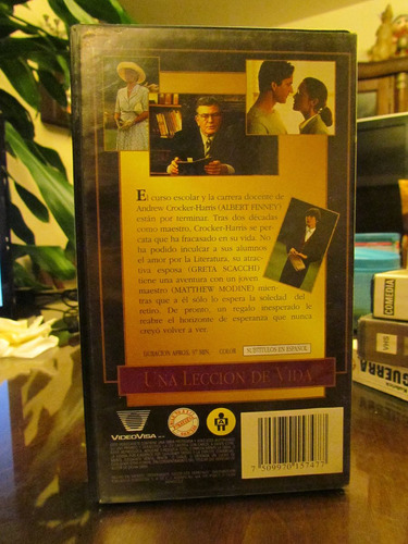 Pelicula Una Leccion De Vida Vhs (Usado)