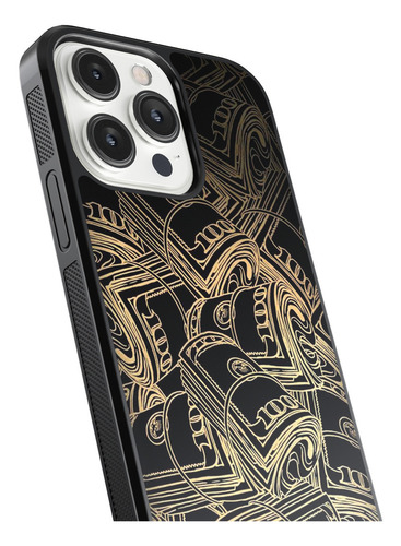 Funda Case Para Iphone Cebra Animal Blanco Fondo Negro 02 Eg Negro Billetes 12