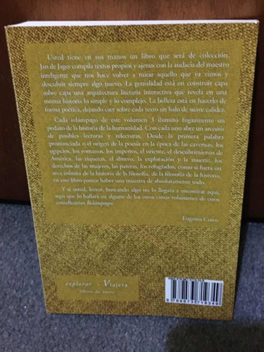Imagen 2 de 5 de Libro Poesía/prosa Relámpagos Vol.3 Jan De Jager Viajera Ed.