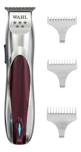 Trimmer Wahl Inalambrica A Lign Profesional Barberia Color Plateada / Bordo
