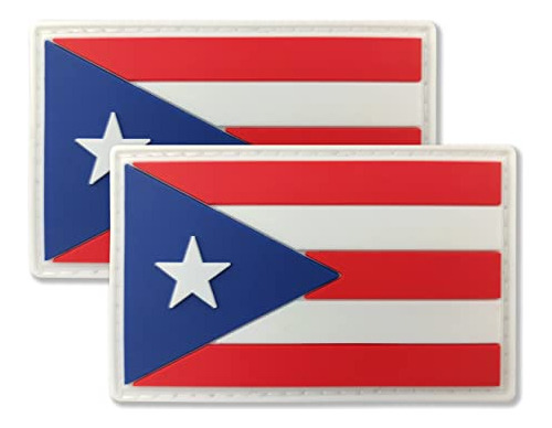 Qqsd Parche De Bandera De Puerto Rico Parche Táctico Puerto