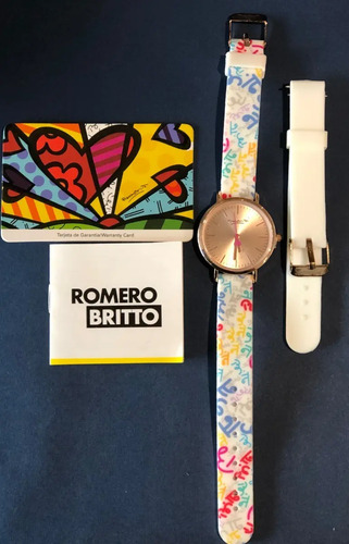 Reloj De Pulsera Romero Britto 100% Original Con Envio | Meses sin intereses