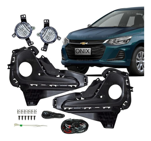 Faros Auxiliar Onix 2020 2021 2022 Kit Calidad Tipo Origin *