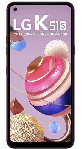 Smartphone K51s Octa-core Tela 6,55'' 4g 64gb 3gb Ram LG Cor Vermelho - Excelente (Recondicionado)