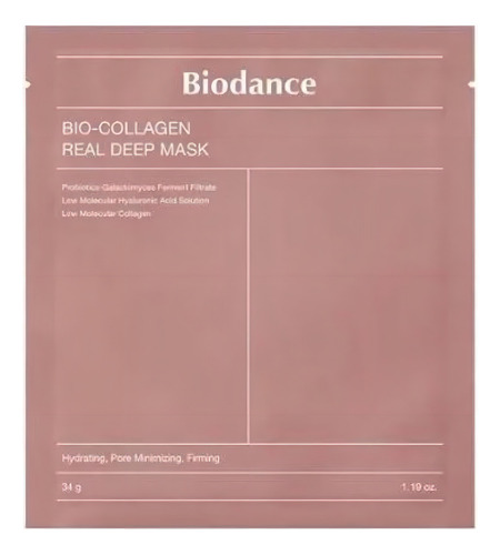Pack X2 Biodance Mascarilla Profunda Real Bio-colágeno 34g
