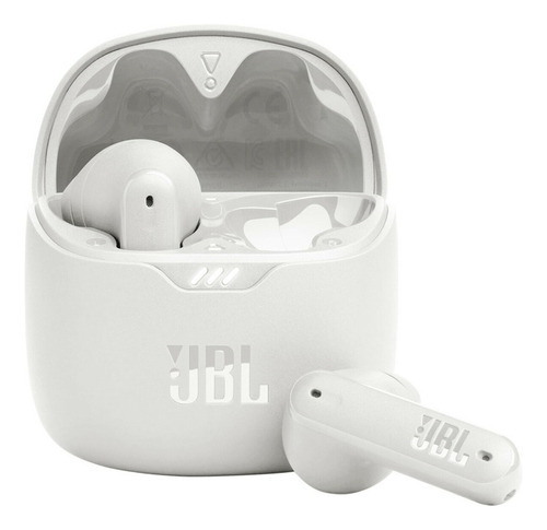 Auriculares Inalámbricos Jbl Wave Flex Tws Bluetooth - Cover Color Blanco