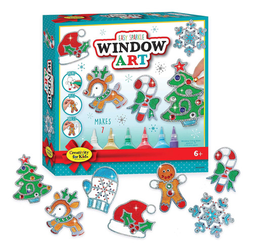 Creativity For Kids Kit De Manualidades Para Ventanas Navide