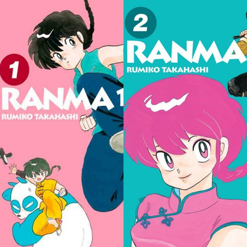 Combo Manga Ranma 1/2 Tomo 01 Y 02 - Ivrea - Manga