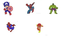 Comprar Pack Diseño Matrices Para Maquinas D Bordar Heroes Nene 10cm