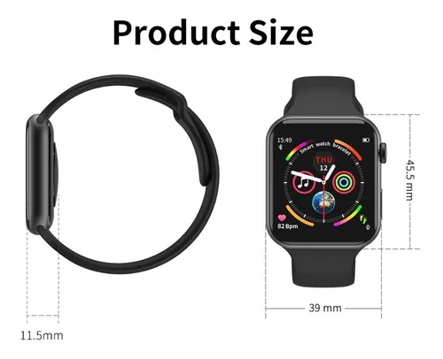 Reloj Inteligente Smart Watch F10 Plus Full Touch Oximetro