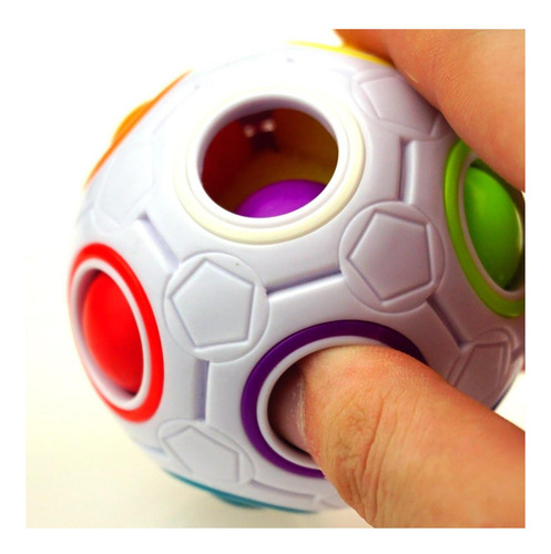 Cuberspeed Rainbow Ball Magic Cube Fidget Puzzle Bola Mágica