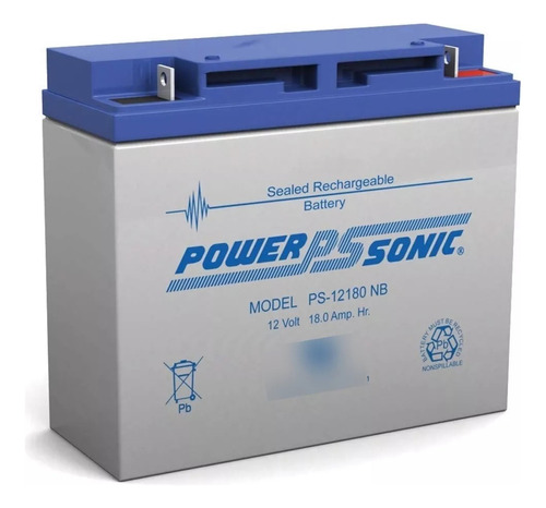 Bateria 12v 18ah Power Sonic 
