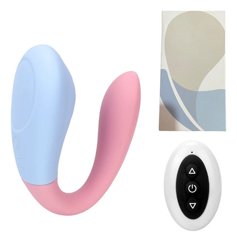 Vibrador Con Control Remoto Doble Estimulación 8 Vibraciones