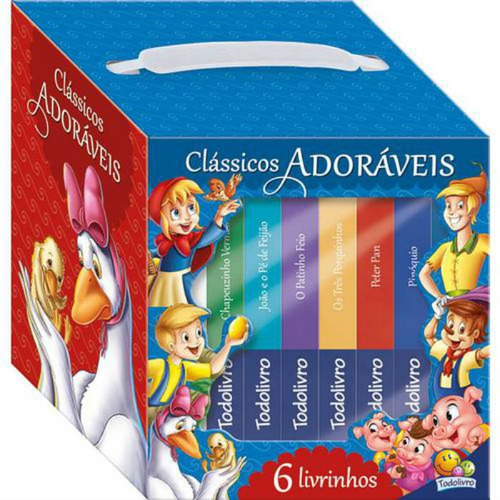 Livro Classicos Adoraveis Kit Com 06 Todo Livro