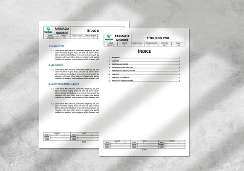 Procedimiento Normalizado De Operación (pno) Farmacia