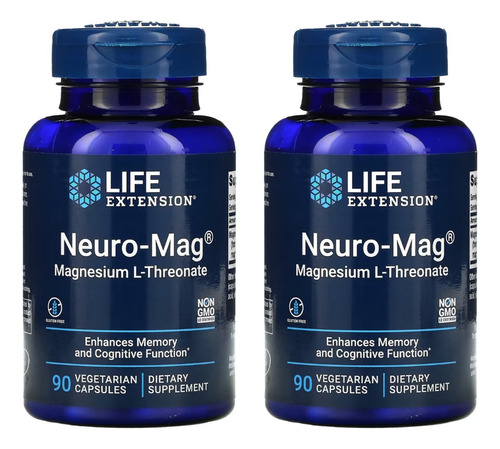 Life Extension Neuro Mag Magnesium L-threonate X 90c 2-pack
