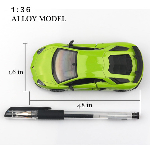 Modelo A Escala Tokaxi Lamborghini Aventador Lp750-4 Sv