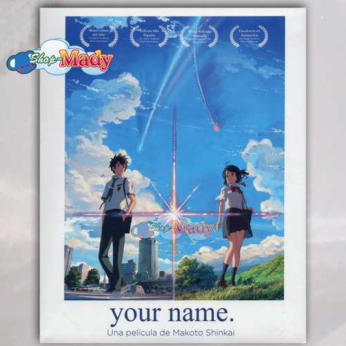 Your Name Una Película De Makoto Shinkai Blu-ray / Dvd