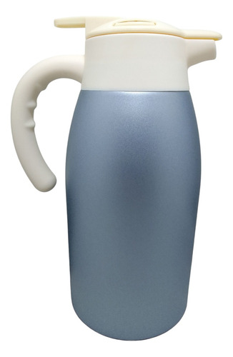 Cafetera Termica De Acero Inoxidable De 2.0 Litros Chefio Azul/beige