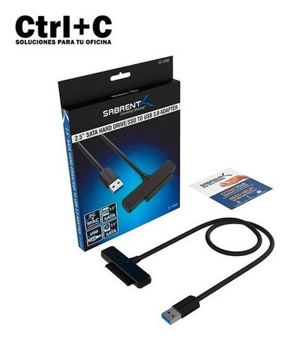 Cable Convertidor Sata A Usb 3.0 Sabrent (25$)