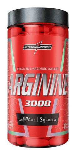 Arginina 3000 Integralmedica 90 Tabs - Ultra Concentrada 