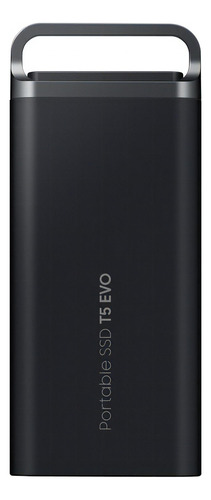 Samsung T5 Evo Ssd portátil USB 3.2 Gen 1 MU-PH8T0S/AM de 8 TB, color negro