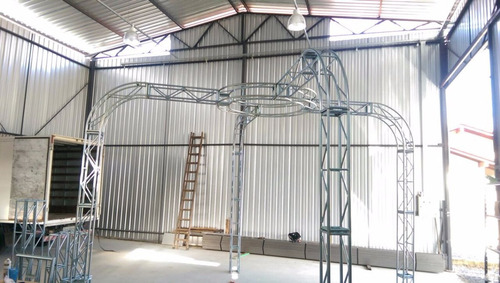 Imagem 5 de 7 de Treliças Kit Trave Box Truss Q20 Aço 3x6m Em X - Lourenço