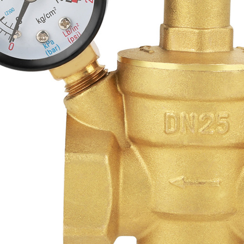 Regulador Reductor De Presión De Agua Ajustable Latón Dn25