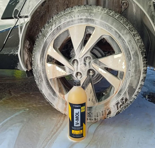Kit Shampoo Automotivo Esfregação Neutro V-floc V-mol Vonixx