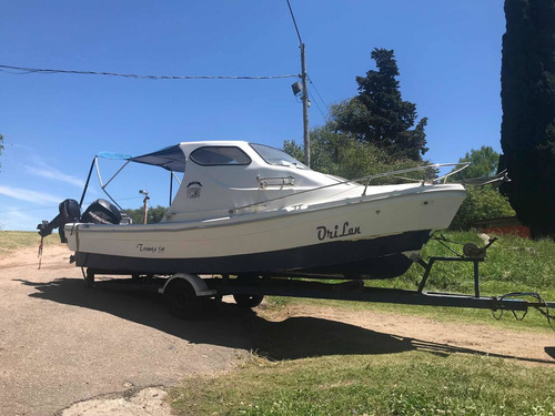 Lancha Krause Travesia Con 2 Motores Mercury Nuevos 60 Y 15
