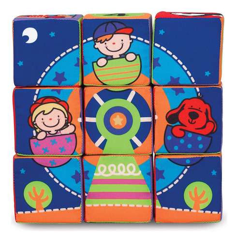 Juego De Bloques Blandos Melissa & Doug Combinar Y Constr...