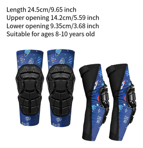 Rodilleras Y Coderas Para Niños, Protectores De Mangas L