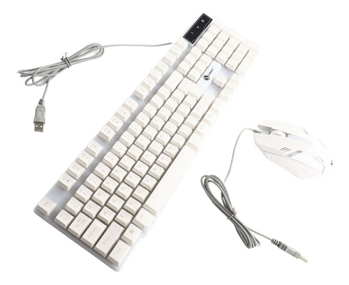 Kit Teclado Mouse Game Profesional Alfombrilla De Ratón Usb