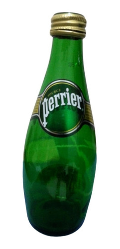 Lote 16 Botellas Vidrio Vacias Agua Perrier Para Coleccionar