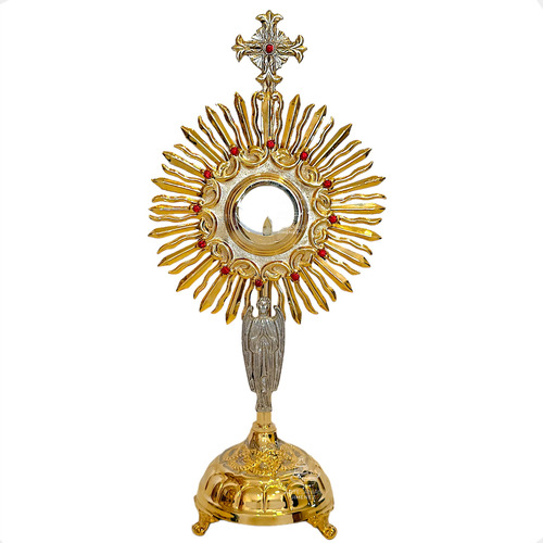 Custodia Eucarística Ostensorio Santísimo Tradicional 52 Cm