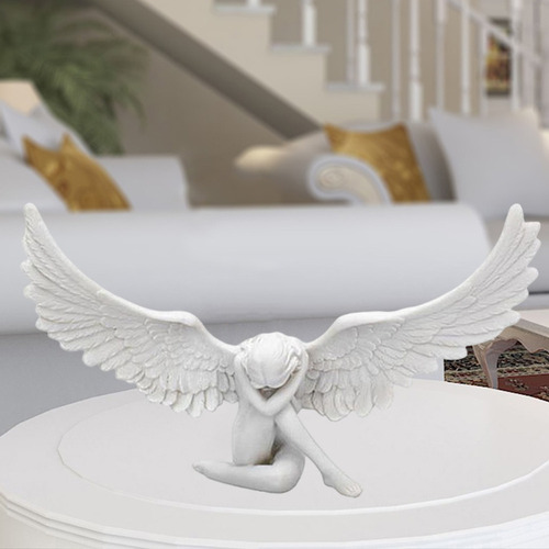 Rii Figuras De Ala De Ángel Retro Escultura Vívida Moderna