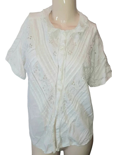 Blusa Talle M Blanca Hermosa