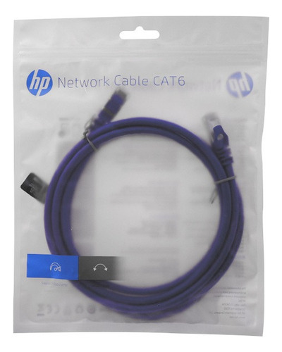 Cable de red Path Cord Cat.6 azul HP DHC-Cat6-FTP de 2 metros
