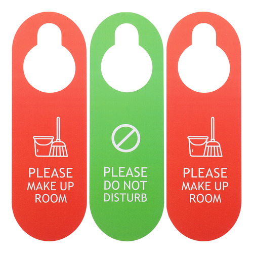 Tirador De Puerta Do Not Disturb Clean, De Doble Cara, Para