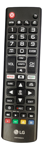 Controle Remoto LG Smart Akb75675304 P/ Tv 32lm625bpsb C/ Nf