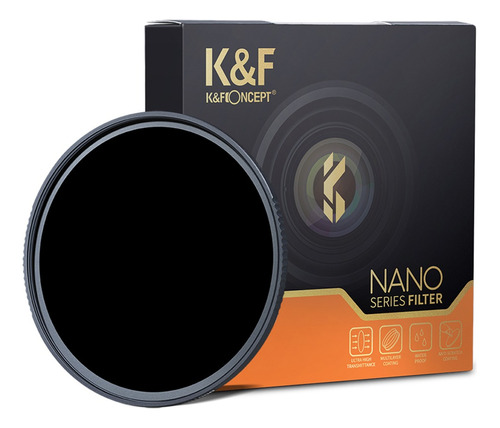 Filtro Nd1000 - 77mm K&f Concept Nano-x Pro Mcr - 10 Pasos 