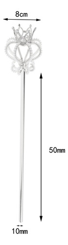 Cosplay Fairy Wands Alloy Queen Sceptre Para Talla Única