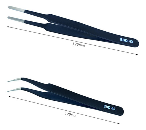 2 Kit De Pinzas Herramienta De Reparación De Estilo D