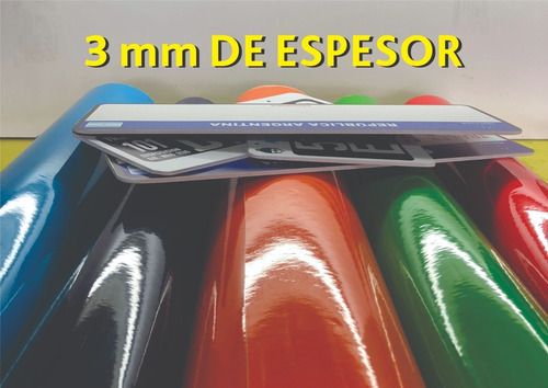 Imagen 5 de 6 de Patentes Moto Provisorias De Pvc Con Envío Gratis