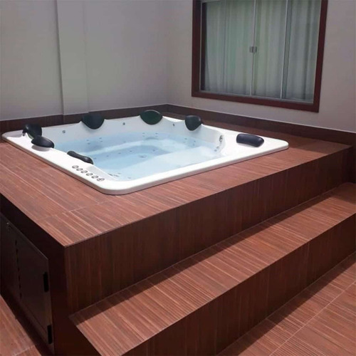 Spa Copacabana Hidro Completo Luxo 7 Lugares Aquecedor + Bas