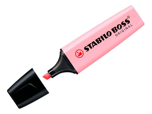 Marca Texto Stabilo Boss Pastel Rosa 10 Unidades 527900