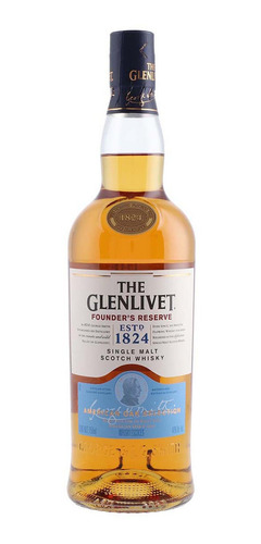 Imagen 1 de 1 de Botella De Whisky The Glenlivet Founder`s Reserve 750ml